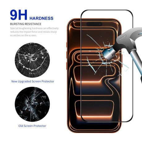 Захисне Скло ENKAY Easy Install High Alumina Silicon на iPhone 17 Pro Max