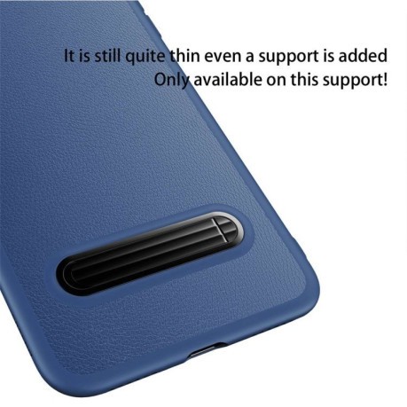 Чехол Baseus на iPhone SE 3/2 2022/2020/8/7 Litchi Texture (Темно-синий)