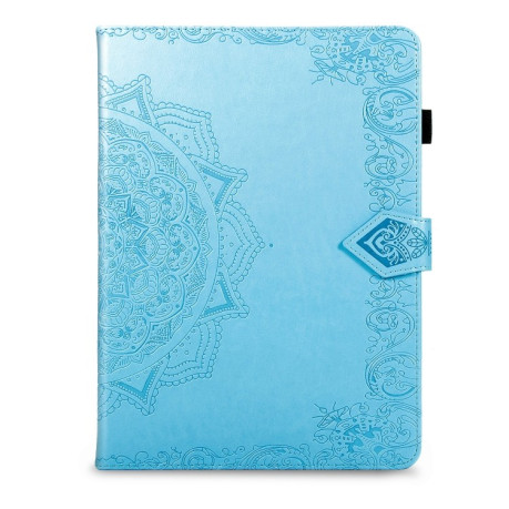 Чехол-книжка Embossed Mandala для iPad 10.2 - синий