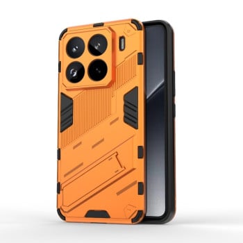 Протиударний чохол Punk Armor з підставкою на Xiaomi 15 Pro 5G - помаранчевий