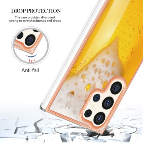 Протиударний чохол Electroplating IMD для Samsung Galaxy S24 Ultra 5G - Beer