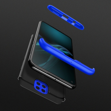Протиударний чохол GKK Three Stage Splicing на Xiaomi Redmi 10X / Note 9 - чорно-синій
