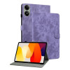 Чехол-книжка Embossed Tiger Pattern Leather для Xiaomi Redmi Pad 2 / Xiaomi Redmi Pad SE 11 2025 - фіолетовий