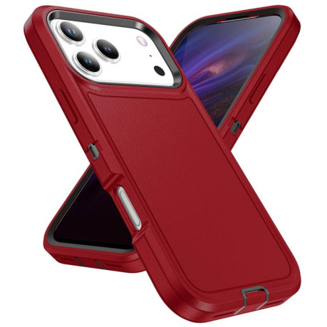 Двосторонний противоударный чехол Life Waterproof Rugged для iPhone 17 Pro Max - красный