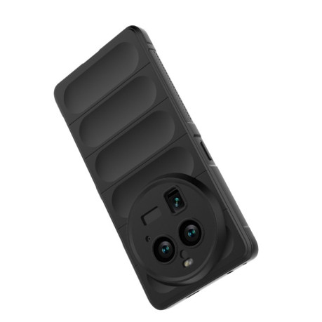 Силіконовий чохол Magic Flannel для OPPO Find X6 Pro 5G - чорний