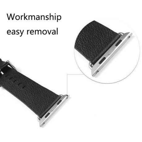 2 коннектора на Apple Watch 38mm Metal Strap Connector Metal Buckle with Screwdrivers Tool(Black)