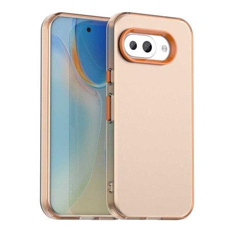 Противоударный чехол Candy Series для Google Pixel 9a - оранжевый