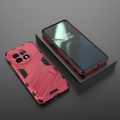 Противоударный чехол Punk Armor для OnePlus 11 5G - светло-красный