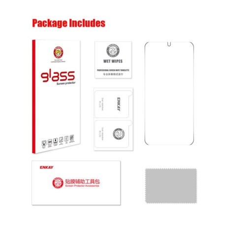 Защитное Стекло ENKAY 0.18mm High Aluminum-silicon для Samsung Galaxy S25 Edge