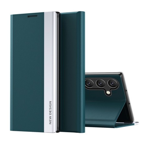 Чехол-книжка Electroplated Ultra-Thin для Samsung Galaxy M55 - Indigo