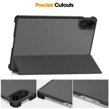 Чехол 3-fold Smart Cover для Xiaomi Redmi Pad 2 - серый