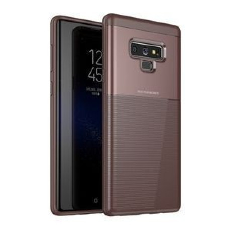 Противоударный чехол Invisible Airbag на Samsung Galaxy Note9- коричневый