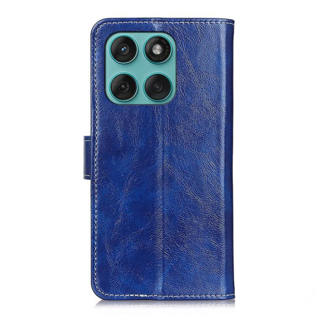 Чехол-книжка Magnetic Retro Crazy Horse Texture на Motorola Edge 60 Fusion/60 - синий