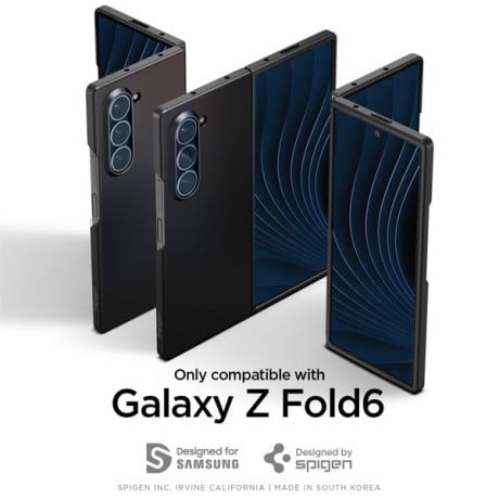 Оригінальний чохол Spigen AirSkin для Samsung Galaxy Fold 6 - Black