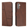 Чохол-книжка Stitching Calf Texture для Samsung Galaxy A35 - коричневий