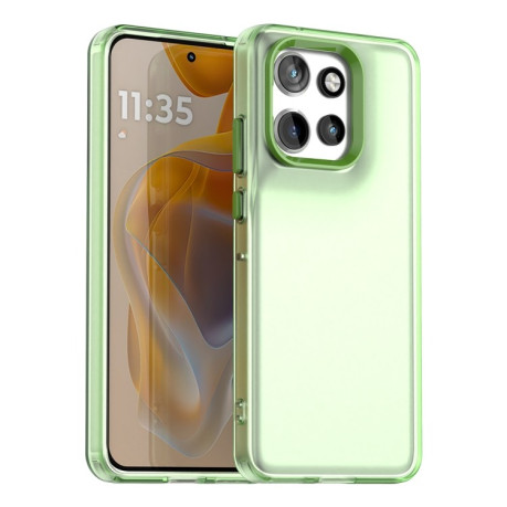 Протиударний чохол Candy Series для Motorola Edge 50 Neo 5G - зелений