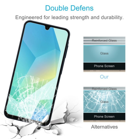 Защитное стекло 0.26mm 9H 2.5D на Samsung Galaxy A16