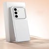 Протиударний чохол Lambskin Series Skin Feel Shockproof з м'яким покриттям на Samsung Galaxy A27 5G — сріблястий