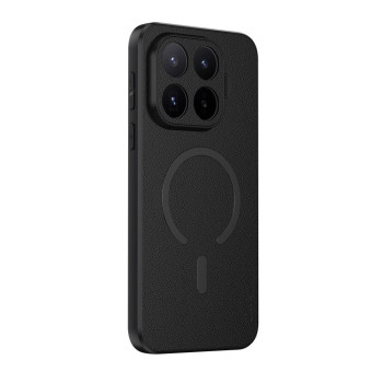 Магнітний чохол Escase із веган-шкіри на Xiaomi 17T Pro 5G — чорний