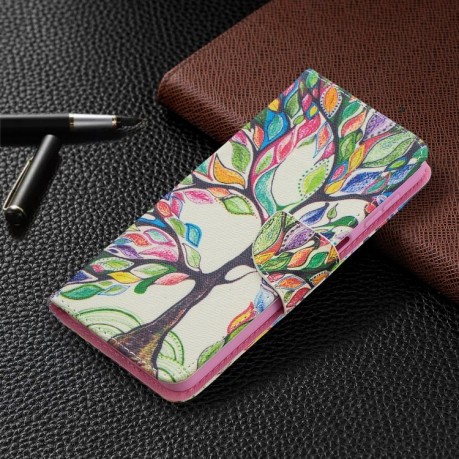 Чехол-книжка Colored Drawing Series на Samsung Galaxy A32 4G- Tree Life