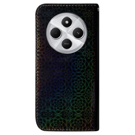 Чехол-книжка Solid Color Colorful на Xiaomi Redmi 14C 4G/Poco C75/Redmi A4 5G - черный