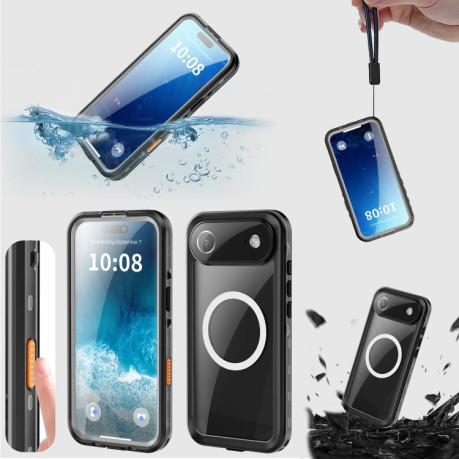 Противоударный чехол RedPepper IP68 Waterproof MagSafe для iPhone Air - серый