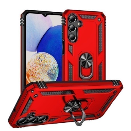 Протиударний чохол HMC 360 Degree Rotating Holder для Samsung Galaxy A16 5G - червоний