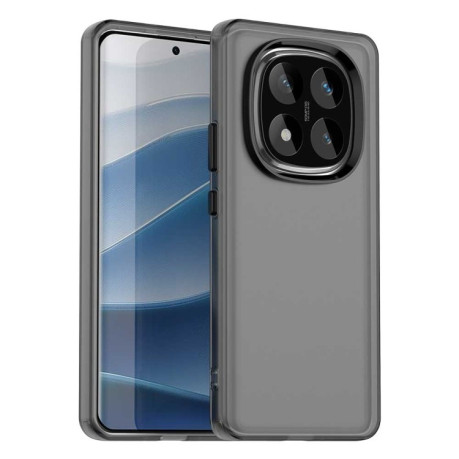 Противоударный чехол Candy Series для Xiaomi Redmi Note 14 Pro 5G/Poco X7 - черный