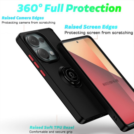 Протиударний чохол Q Shadow 1 Series для Xiaomi Redmi Note 14S/ 13 Pro 4G / POCO M6 Pro 4G  - чорний