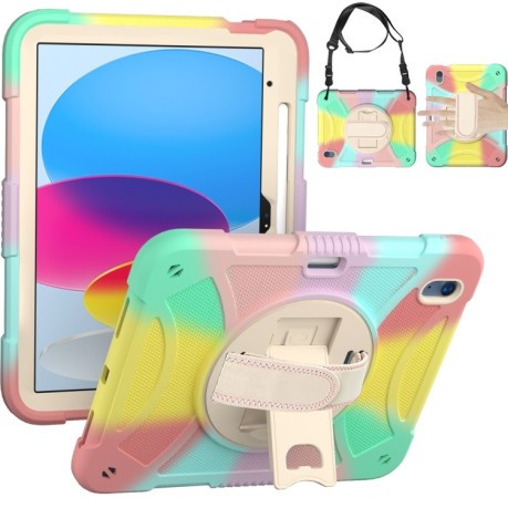 Противоударный чехол Rotary Grab для iPad 10.9 2022 - разноцветный