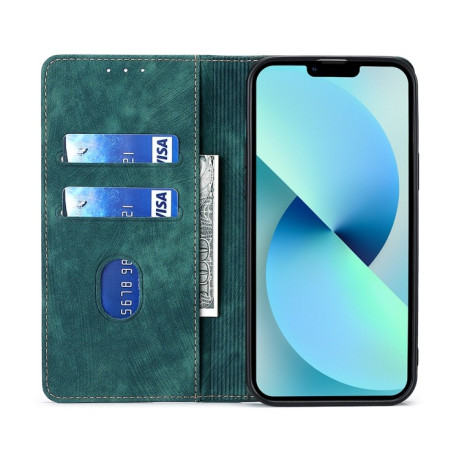 Чехол-книжка RFID Anti-theft Brush для Samsung Galaxy A04 - зелений