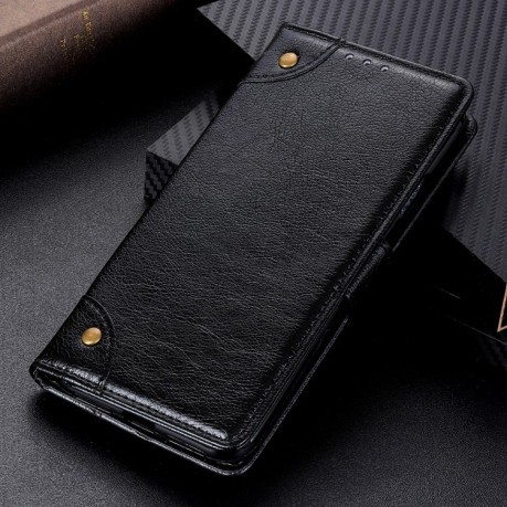 Чехол-книжка Copper Buckle Nappa Texture Xiaomi Redmi 10A/9C - черный