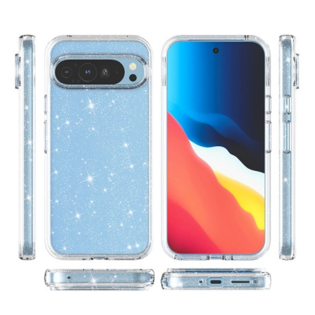 Протиударний чохол Terminator Style для Google Pixel 9 Pro - Glitter White