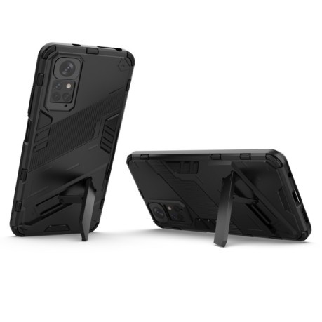 Противоударный чехол Punk Armor для Xiaomi Redmi Note 11 / Note 11S Global - черный