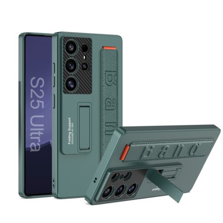 Протиударний чохол GKK Wristband with Holder для Samsung Galaxy S25 Ultra 5G - зелений