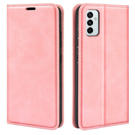 Чохол-книжка Retro Skin Feel Business Magnetic Samsung Galaxy M23 5G - рожевий