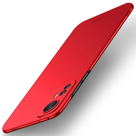 Ультратонкий чехол MOFI Frosted PC на Xiaomi 12 Pro - красный
