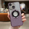 Протиударний чохол Glitter Gradient для iPhone 15 - фіолетовий