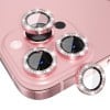 Защитное стекло на камеру ENKAY AR Anti-reflection Camera Lens для iPhone 16 Pro / 16 Pro Max - розовое