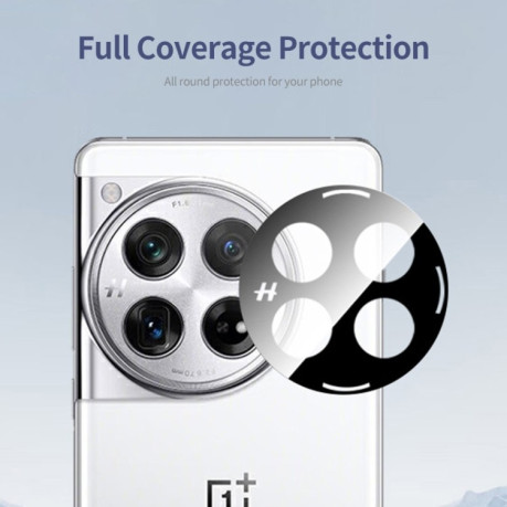 Защитное стекло на камеру ENKAY Hat-Prince 9H для OnePlus 12 - черное