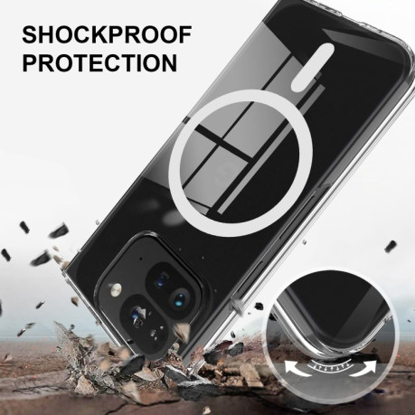 Протиударний чохол Scratchproof PC Transparent MagSafe для Google Pixel 9 Pro Fold