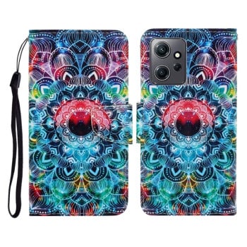 Чохол-книжка Colored Drawing Pattern для Xiaomi Redmi Note 12 4G - Mandala