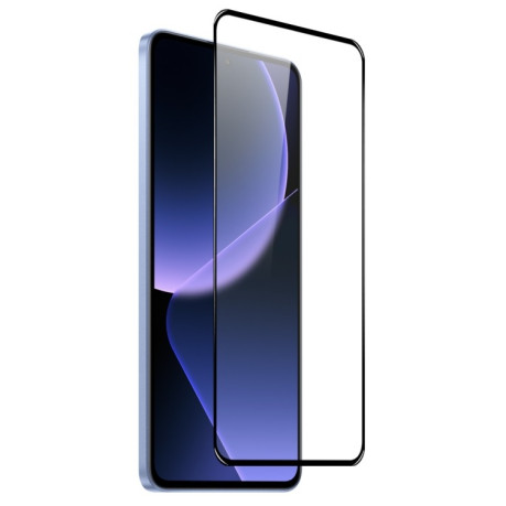 Захисне скло NORTHJO A++ Screen Protector Full Glue Silk Printing на Xiaomi 13T / 13T Pro 5G - чорне