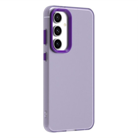 Противоударный чехол Candy Series для Samsung Galaxy S24 FE 5G - фиолетовый