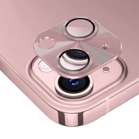 Захисне скло на камеру ENKAY Aluminium для iPhone 14/14 Plus - рожевий