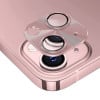 Защитное стекло на камеру ENKAY Aluminium для iPhone 15 / 15 Plus - розовое