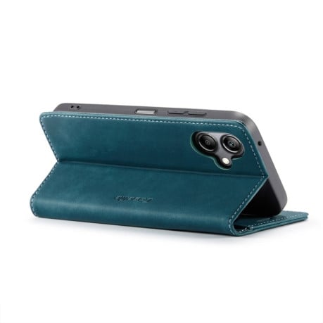 Чехол-книжка CaseMe-013 многофункциональный с кармашком на карт на Samsung Galaxy A07/A06 - синий