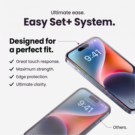 Комплект захисних скла Tech-Protect Easy Set+ 2-pack для iPhone 18 Pro Max