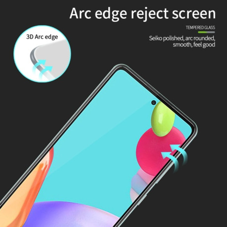 Защитное стекло MOFI 9H 3D Full Screen на Samsung Galaxy A52/A52s - черное