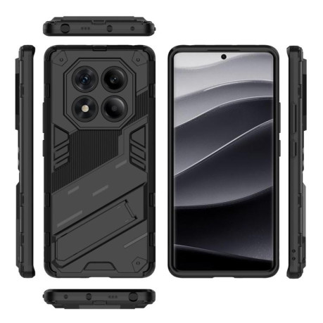 Противоударный чехол Punk Armor для Redmi Note 14 Pro 4G Global - черный